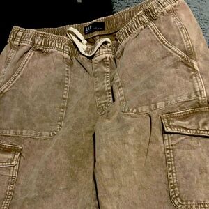 Women Tan cargo jeans